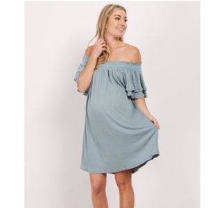 Jade Faded Off Shoulder Dress